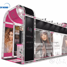 Display stand for cosmetic trade show exhibition booth in Shanghai